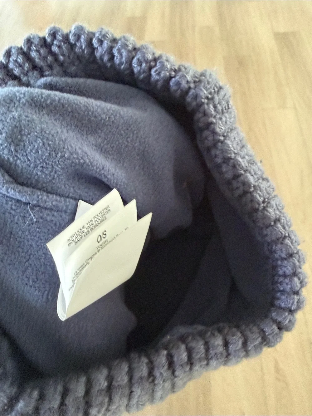 Columbia toddler Kids Double Pom Beanie - Navy with Faux-Fur Poms
